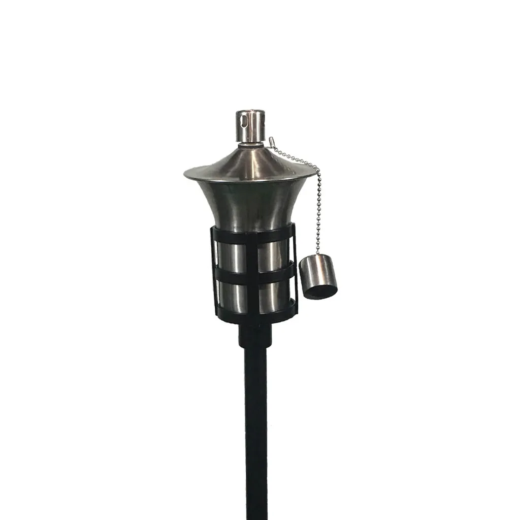 tiki torch stainless steel torch tru scapes tru post 1