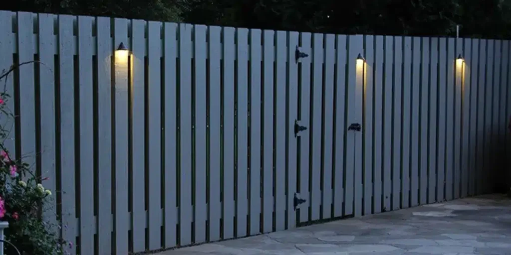 Fence Lighting Installation