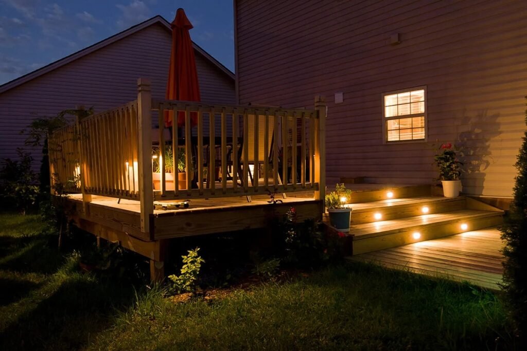Deck Lighting in Summit County, Ohio