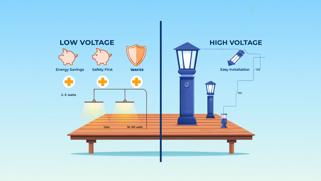 low voltage deck lighting
