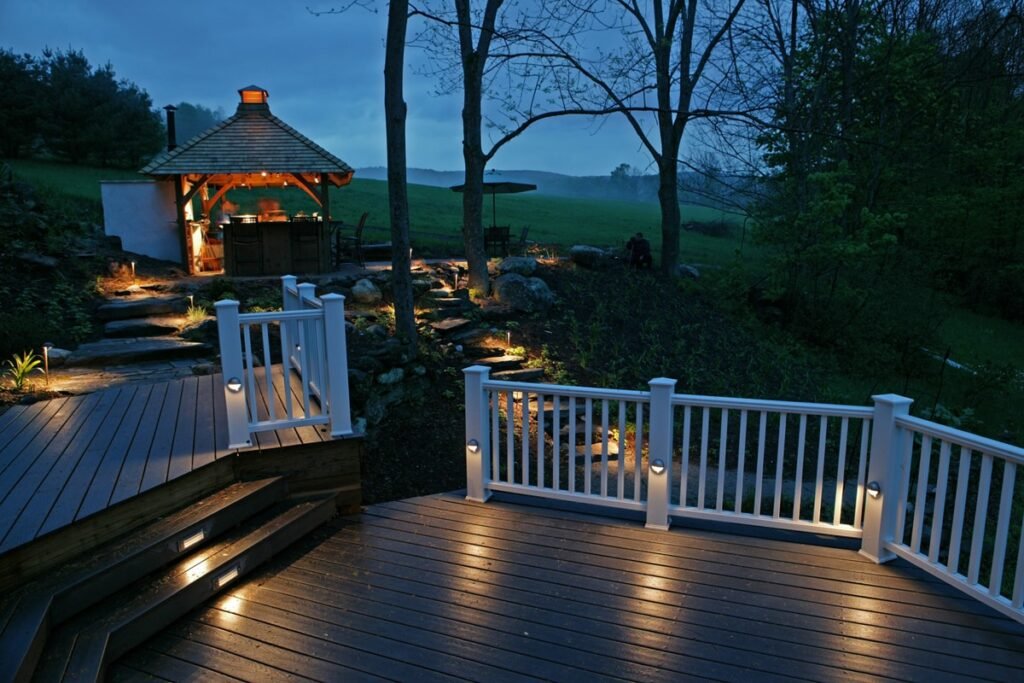 Best Deck Lighting Layout Ideas for Stairs, Posts & Railings 6 Deck Lighting Project