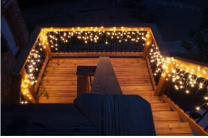 Deck Lighting for Privacy