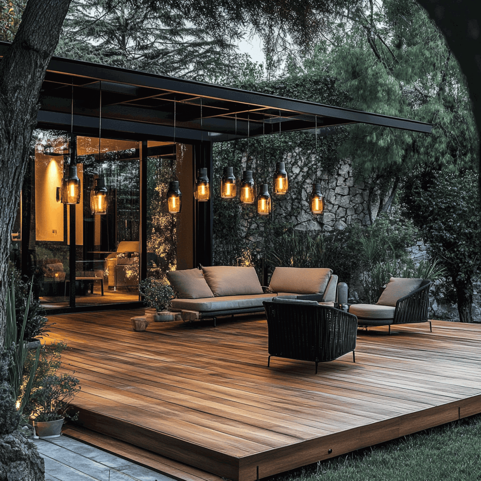 Outdoor Deck Lanterns