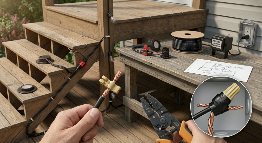 Deck Lighting Wiring 101: How to Plan and Run Your Low Voltage System 1 deck lighting wiring low voltage